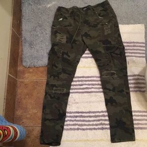 Camo pants skinny pants